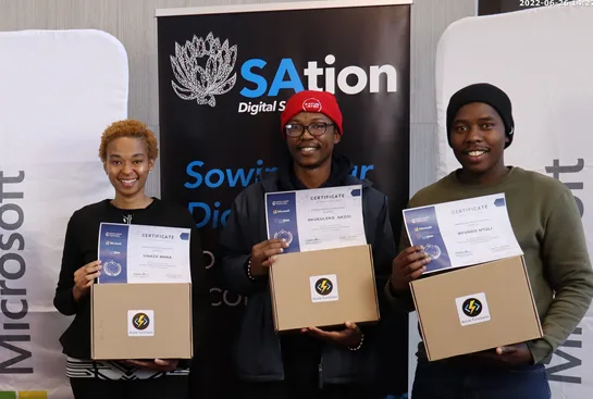 Solve 4X cohort participants holding certificates of completion